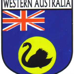 Western Australia Flag Crest Decal Sticker