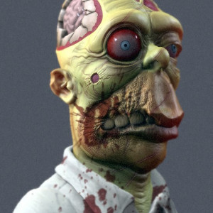 Zombie Homer Decal