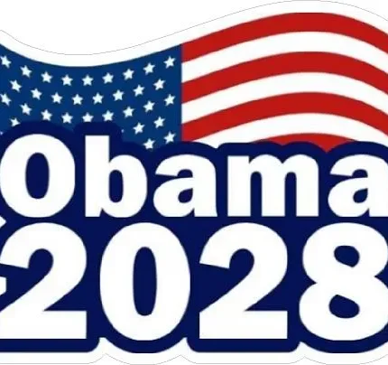 OBAMA 2028 STICKER