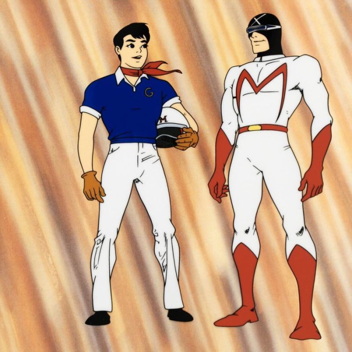 Speed Racer Speedy and Racer X sticker