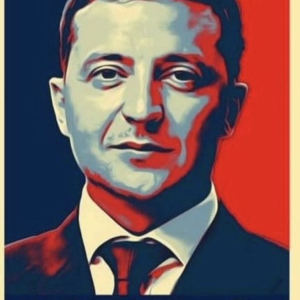 Zelensky is a HERO to Ukraine Sticker