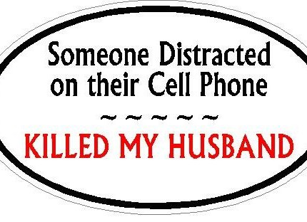 DISTRACTED DRIVER OVAL - Husband