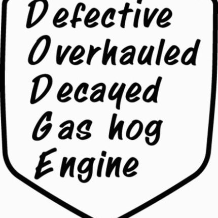 Dodge Defective Diecut Decal Sticker