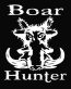 Boar Hunter Vinyl Die Cut Decal Sticker