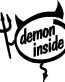 Demon Inside Devil Decal