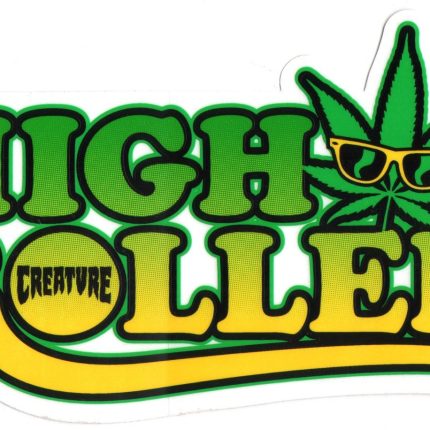 high roller weed sticker