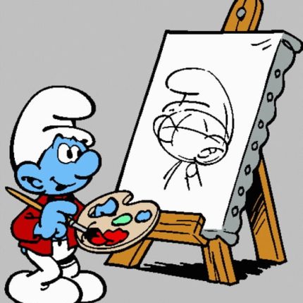 Painter Smurf