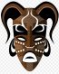 0 African Color Mask Sticker Africa Decal 5