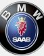 BMW SAAB Color Decal Sticker