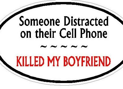 DISTRACTED DRIVER OVAL - Boyfriend