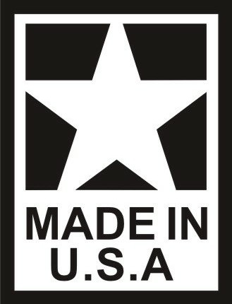 Made In USA Vinyl Diecut Sticker