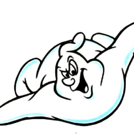 C GHOST Friendly Ghost Color Decal Sticker 5