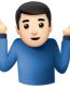 i dont know man emoji
