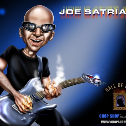 Joe Satriani Color Band Sticker