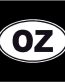 OZ Oval Decal