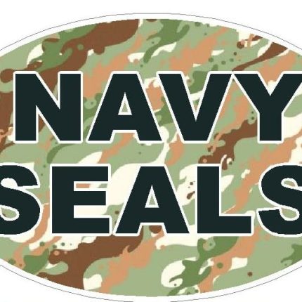 CAMO OVAL NAVY SEALS DECAL