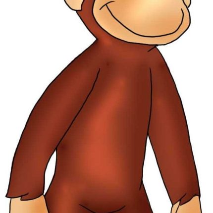 Curious George Decal Standing 2