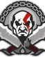 God of War Kratos Sports Logo Sticker