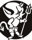 Devil Mascot Decal