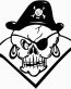 Priate Skull Sticker3