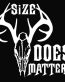 Size Does Matter Hunting Vinyl Decal Sticker