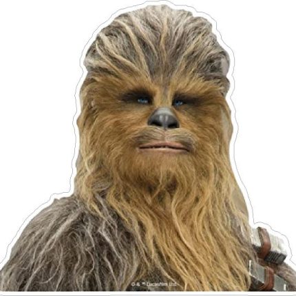 STAR WARS Chewbacca HEAD SHOT STICKER