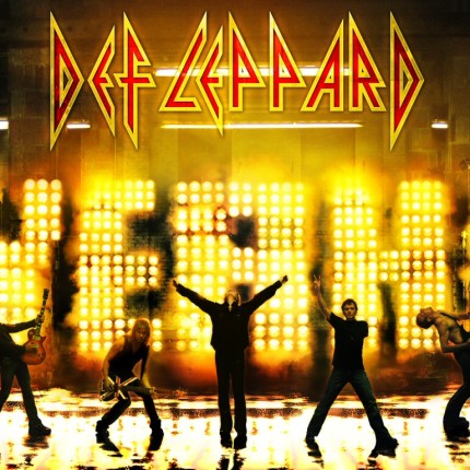 Def Leppard 2 Color Band Sticker