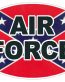 FLAG REBEL OVAL AIR FORCE DECAL