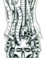 Robot Skull Decal Sticker 3