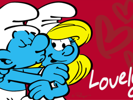 smurf love sticker