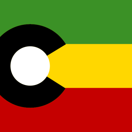 Colorado Rasta Flag Sticker