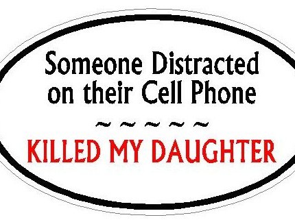 DISTRACTED DRIVER OVAL - Daughter