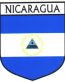 Nicaragua Flag Crest Decal Sticker