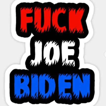 BIDEN SUCKS STICKER 8