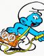 Reporter Smurf Decal