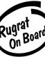 Rugrat On Board Inside Funny Sticker