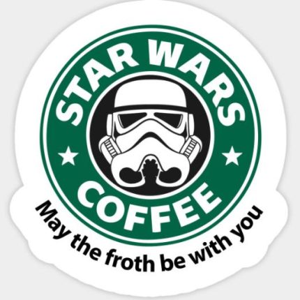 Star Wars Coffee Sticker