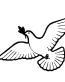 Dove of Peace Sticker 2