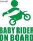 BABY RIDER ON BOARD DECAL