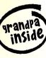 Grandpa Inside Funny Sticker