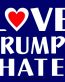 Bernie Sanders Bernie LOVE TRUMPS HATE