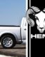 dodge ram head 2 HEMI vinyl graphic pickup combo kit