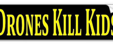 drones kill kids bumper sticker-r