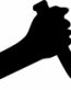 Hand-Gripping-Knife xxx decal