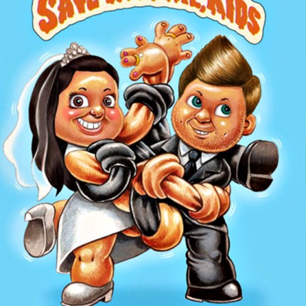 MARA and JOSH Tie Teh Knot Gross Sticker Funny Name Decal