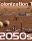 Mars Colonization Timeline - 2050s_sticker