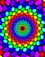 psychedelic patterns wall decal or window sticker 19