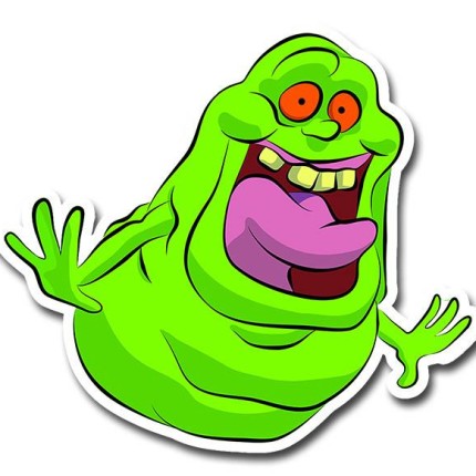 Ghostbusters Slimer Color Funny Cartoon Sticker