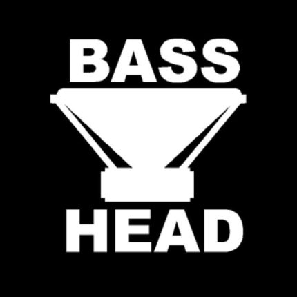 BASS HEAD DIECUT DECAL