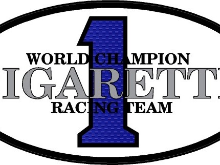 Cigarette Racing Blue Carbon Fiber Decal Sticker 06